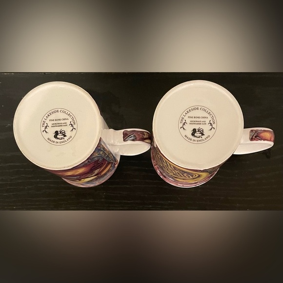 Lakeside Collection Symphony Musical Theme coffee cups/mugs set of 2 - Picture 2 of 3